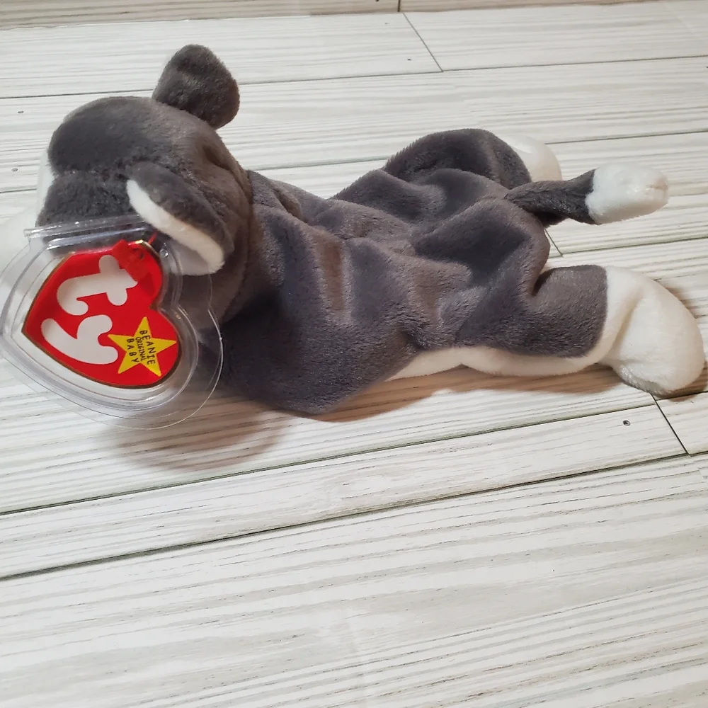 TY Beanie Baby - NANOOK‎ the Husky (7.5 inch) - MWMTs Stuffed Animal Toy